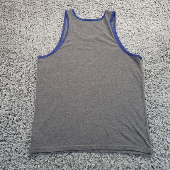 American Eagle Outfitters Shirt Men Small Gray Summer Preppy Normcore Tank Top - Picture 6 of 7